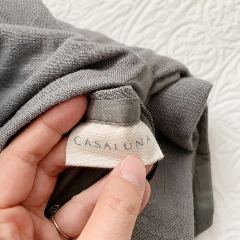 NWOT CASALUNA Heavyweight Linen Blend‎ Duvet Cover